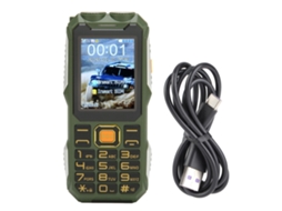 Aetheria telefone Desbloqueado Dual Sim 2g para Idosos com Bateria 16800mah Teclas Grandes Verde