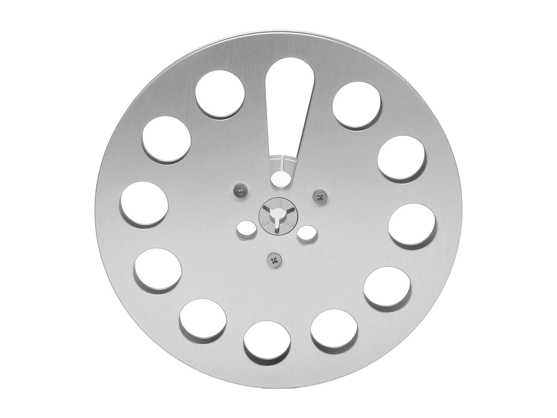 Bobina De Enrolamento Universal 1/4 7 Polegadas 11 Buracos Resistente Ao Vento Para Gravação Prata