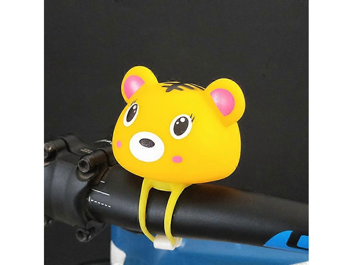 Rebe-campana De Bicicleta Animal Para Niños Com Luzes Dianteira Hamster Pato Montanha Bicicleta Pequeño Tigre