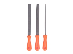 Conjunto 3pcs De Lixas De Madeira Aço Aliado Ferramentas Manual Redondo Plano Semi-redondo Para Marcenaria