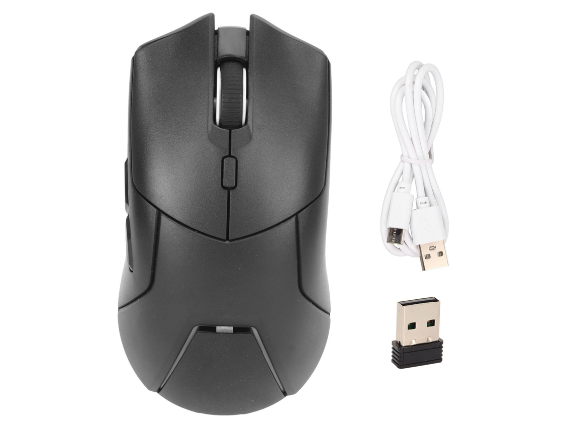 Aetheria mouse Sem Fio Ergonômico Modo Triplo 4000 Dpi Clique Silencioso Volume Ajustável para Escritório Gamer Preto