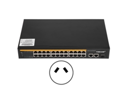 Switch Ethernet (1 Porta Óptica Sfp De 1 Gigabit, 2 Portas Elétricas De 1 Gigabit)