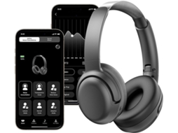 Fone De Ouvido Bluetooth Sem Fio, Dobrável, Com Microfone, Cancelamento De Ruído Ativo, Almofadas Auriculares De Espuma