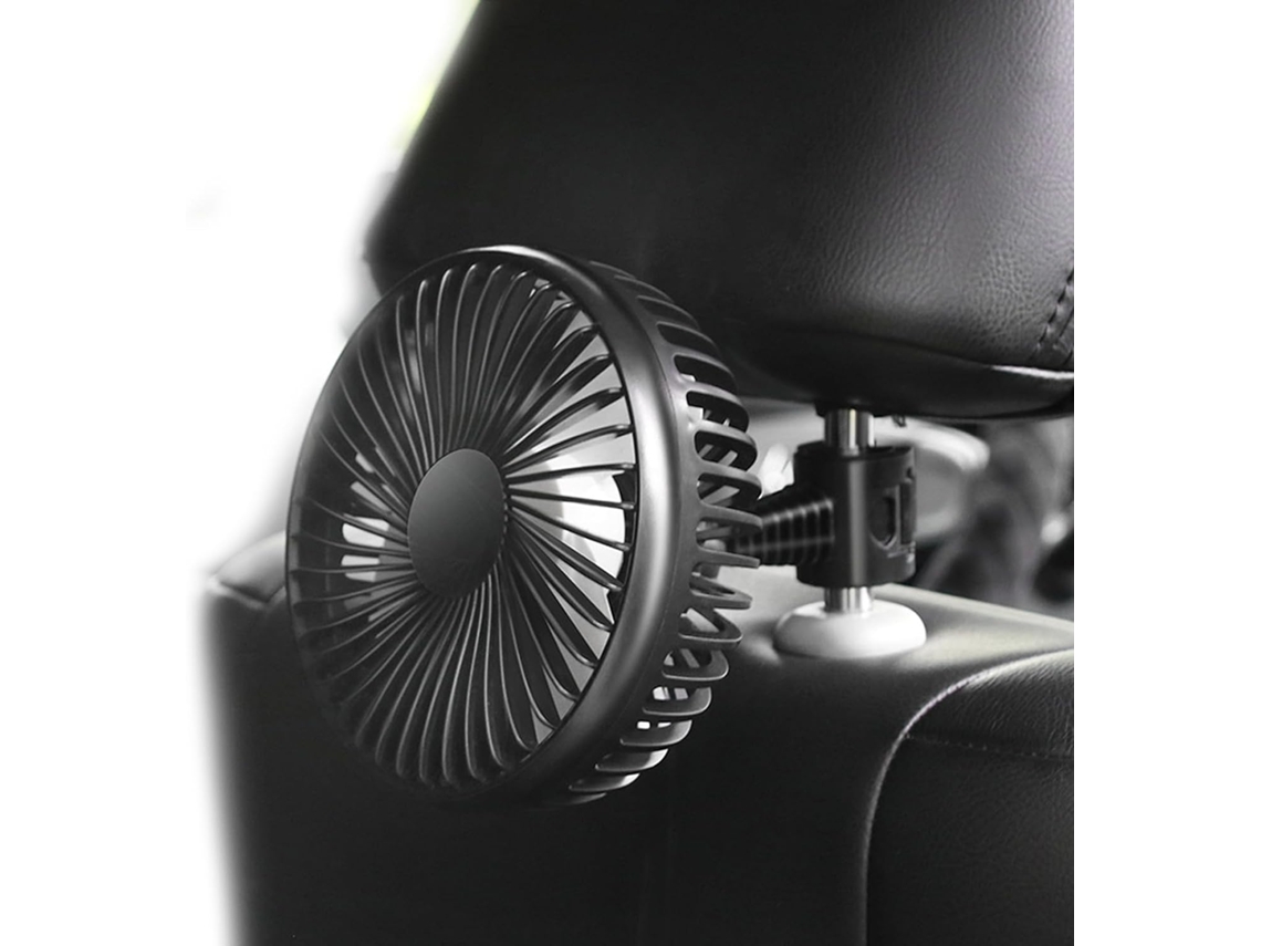 Ventilador Usb Goshyda Para Carro, Ventilador Silencioso De 3 Velocidades Para Resfriar O Assento Do Carro Com Clipe