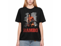 Rockinstone Rambo Movie 3 Way Black Adult T-shirt Size:m