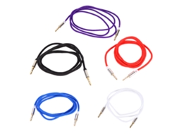 Cabo Auxiliar 3.5mm Macho Para Áudio Estéreo E Carros