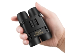 Mini Binóculos 10x21 Compacto Dobrável Pequeno, Para Adultos Observação De Pássaros Em Viagem Bestvite (preto)