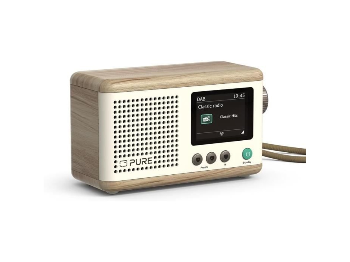 Rádio Mini Digital Portátil Clássico Dab Fm Bluetooth 5.3 Pure
