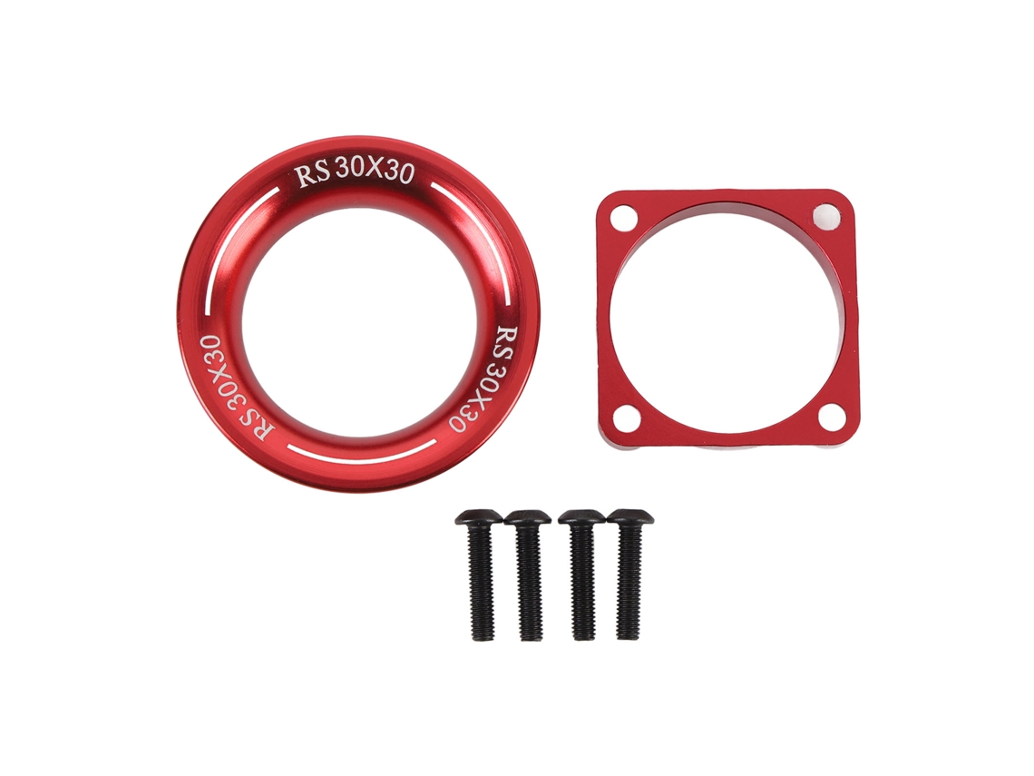 Capa de Ventilação 30x30mm para Motor 540 550 Carro Rc Vermelha