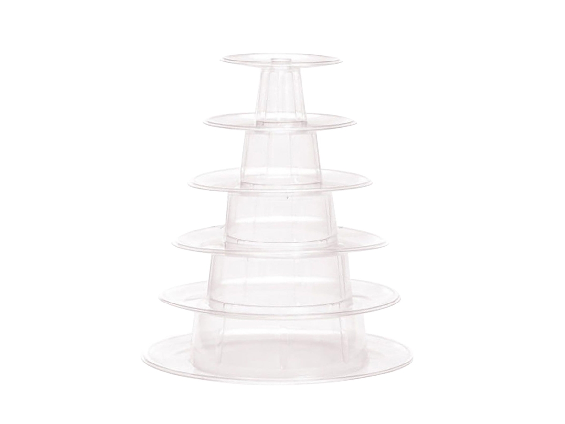 Suporte De Plástico Para Bolos, Suporte Compacto Empilhável Para Bolos E Biscoitos, Suporte Para Cupcakes De Macaron Faça Você Mesmo Com Suporte Para