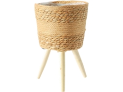 Vaso Para Plantas - Cesto De Madeira Para Uso Interno E Externo - Decoração Estilo Fazenda