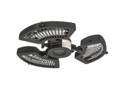Aquecedor Por Infravermelhos Para Chapéu De Sol 2400w Exterior Elétrico De Alumínio Com 3 Níveis De Ø55x8 Cm Preto