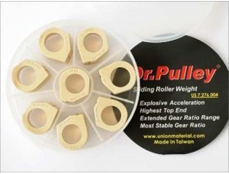 Juego Rodillos Variador Dr Pulley 20x12 14gr Negro Unica Turbo Kit (x8)
