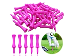 Lurelia Tees De Golfe, Plástico Rosa De 57 Mm (pacote Com 100), 2 1/4 Polegadas, Long Castle