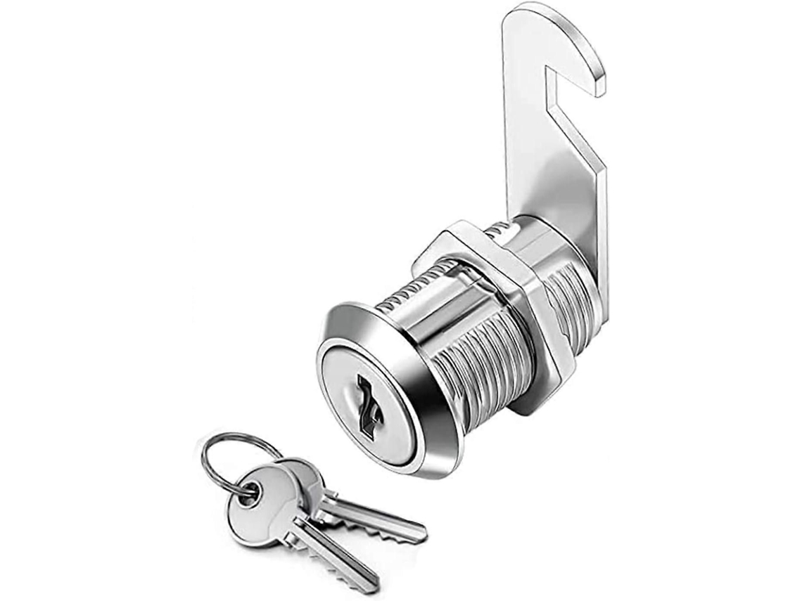 Fechadura De Cilindro Para Armários E Gavetas, 30mm