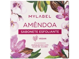Sabonete Sólido Esfoliante Amêndoa MYLABEL 90 gr