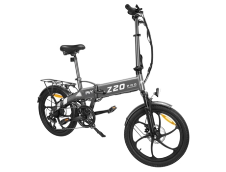 Bicicleta Elétrica  Pvy Z20 Pro 500W Hub Motor/25 Km/H Max Speed/10.4Ah Removable Battery/80-100Km Range Grey