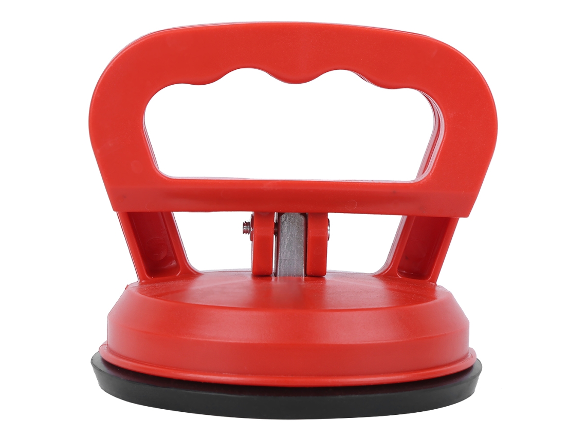 Extractor De Pratos De Ventosa De Vidro Com Uma Única Garra De Plástico Abs Pvc Vermelha Para Levantar Azulejos E Lâminas De Piso