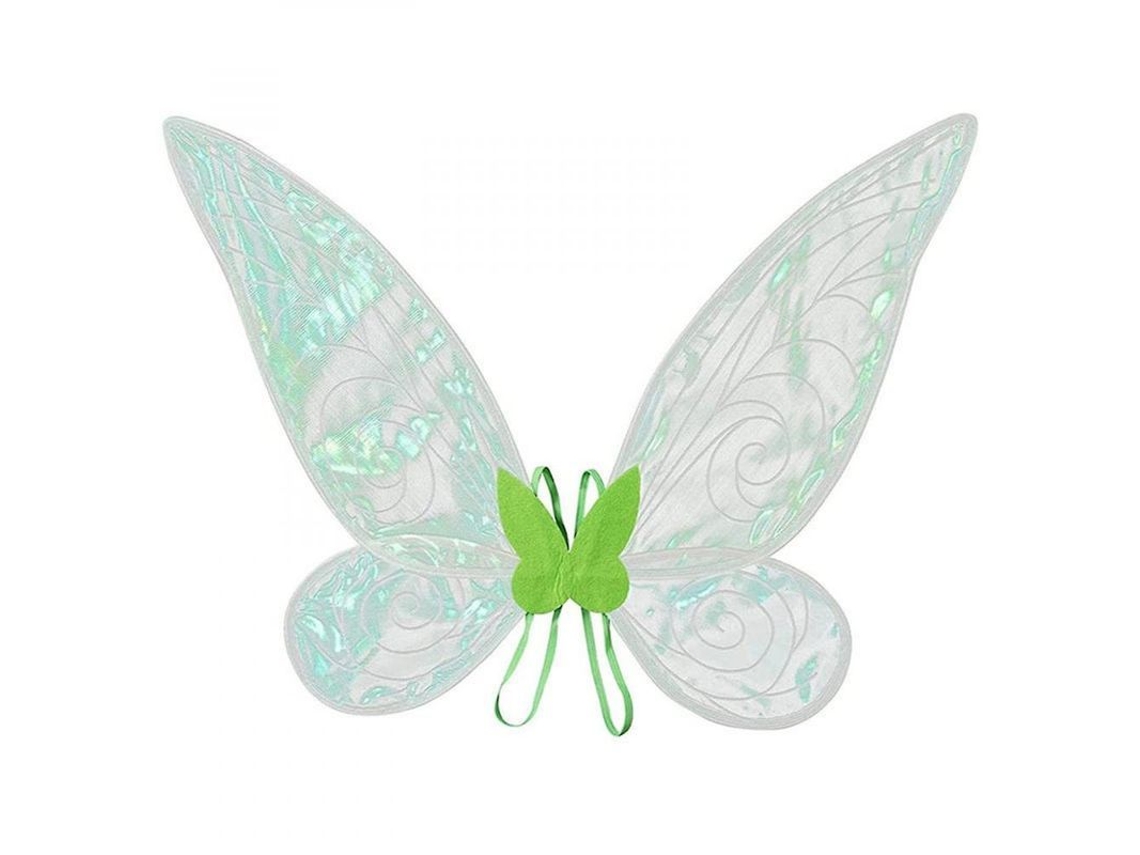 2026-alas De Hada Mariposa Brillantes Para Disfraces De Halloween Niñas Mujeres Fiesta Duraderas 48x60cm Verde