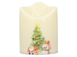 Vela de Led Sem Chama com Bateria para Natal | S/MARCA