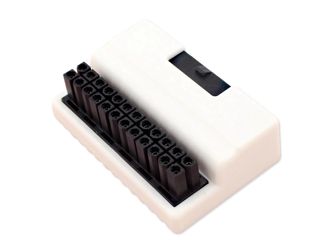 Lurelia Cabo Adaptador De Alimentação, Branco, 90°, 24pin, Conector Angular