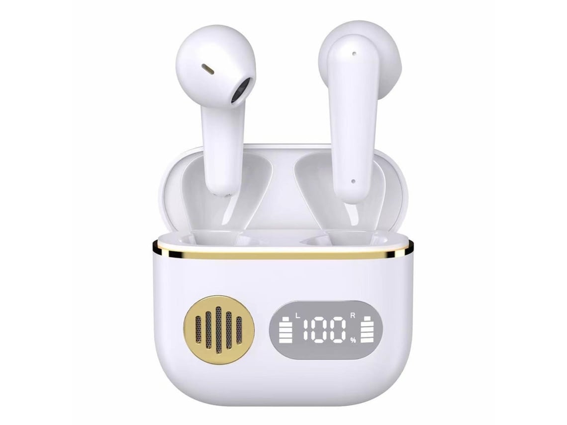 Auriculares YIZHOOD True Wireless Bluetooth Branco