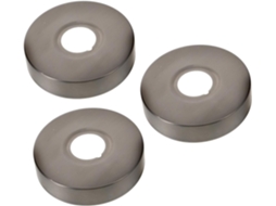 Conjunto De 3 Peças De Capas Decorativas Em Aço Inoxidável Para Torneira De Banheiro.