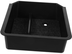 Organizador De Console Central E De Carro Em Plástico, Útil, Com Feltro Preto.