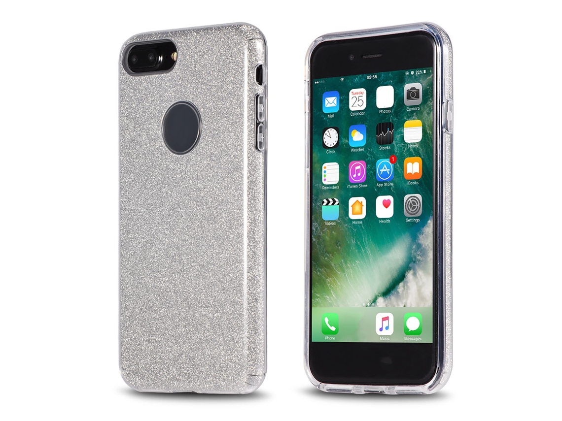 Capinha de Glitter para iPhone 8p, proteção brilhante EOOCOO