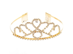 Tiara De Noiva Acessório De Cabelo Com Strass
