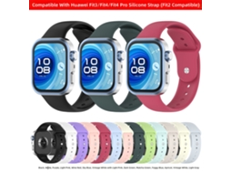 Pulseira de Silicone Reversível para Huawei Watch Fit3 e Watch Fit4 Pro CHABERLU