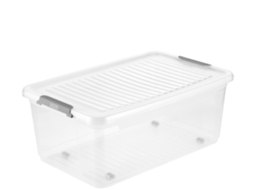 Caixa de Armazenamento Keeper Leo 37 Litros Transparente KEEEPER