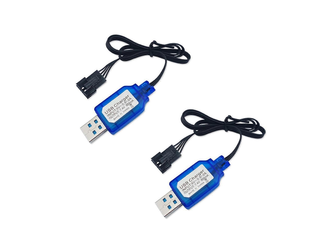 Cabo Usb 7,4v Com Conectores Sm2.0/xh 3p Ou 4p, Proteção Contra Sobrecarga, Versão Sm