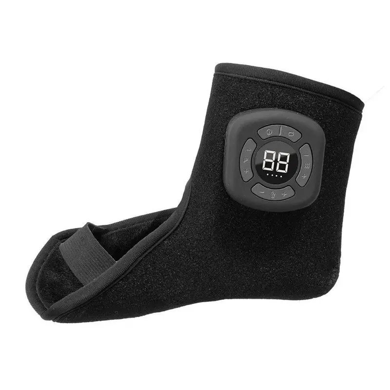 (1 Item) Massageador Sem Fio Com Vibração E Aquecimento Para Pés E Tornozelos