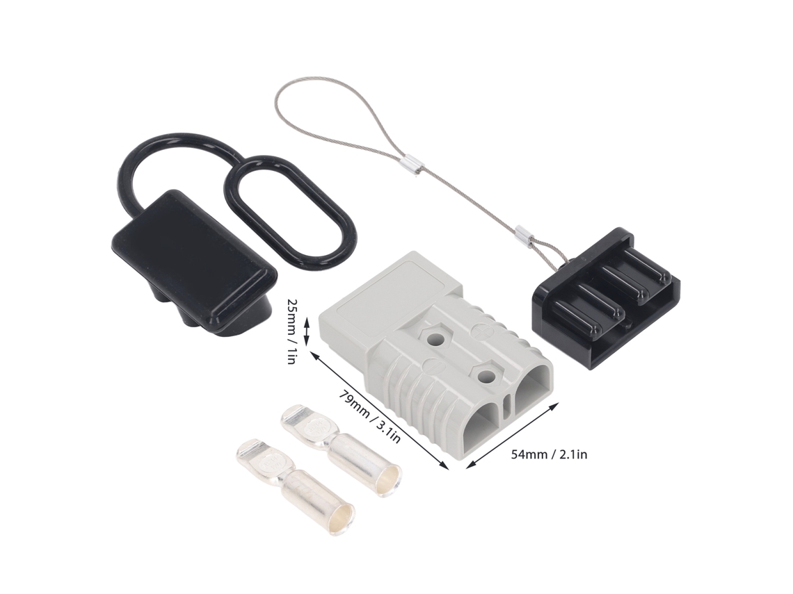 Conector Bateria Rápido 175a 600v Com Capa Silicone