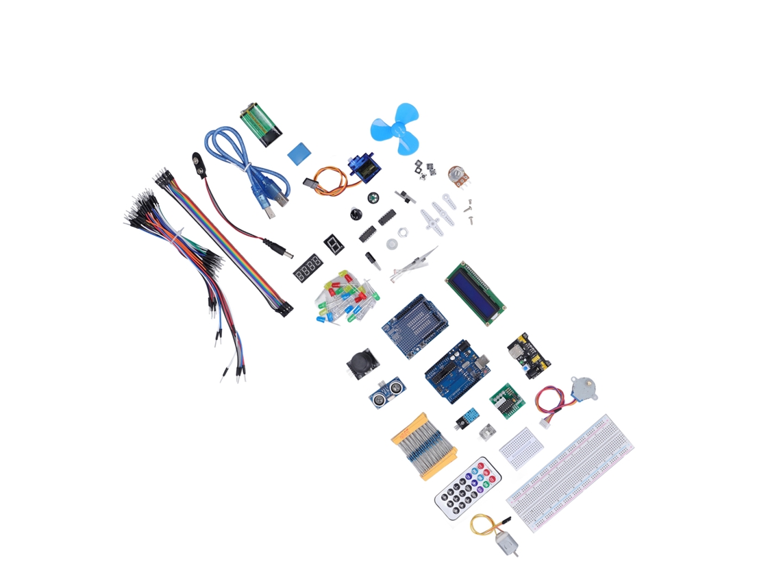 Kit Inicial Super para Programação R3 com Componentes Eletrônicos e Tutoriais Pdf