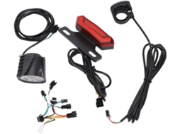 Conjunto De Luzes Para Bicicleta Elétrica, Led Potentes Com Botão
