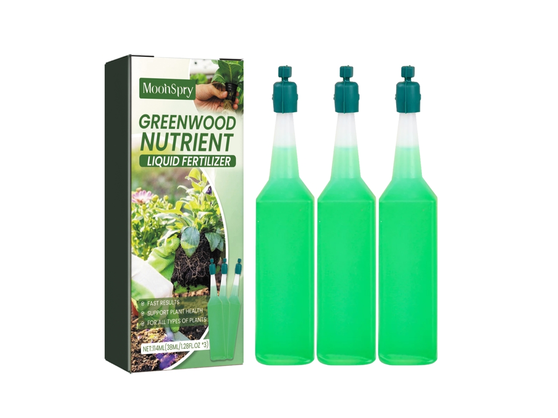Solução Concentrada de Nutrientes Vegetais Moonspry para Raízes e Reforço de Mudas com Elementos Traços