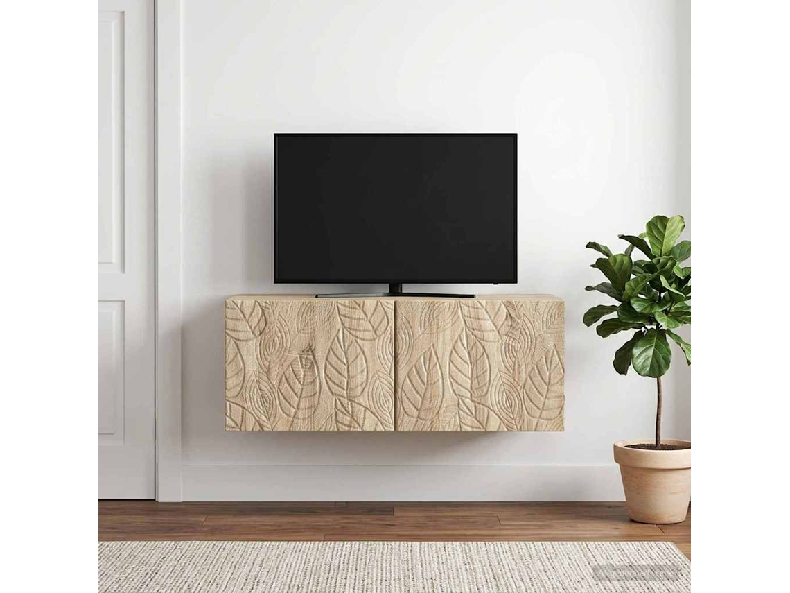 Vidaxl Gabinete De Tv De Parede 78,5 X 41 X 30 Cm Carvalho Sonoma