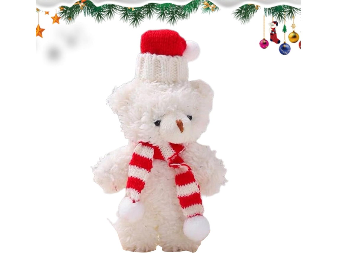 Ursos De Natal Pelúcia Macia Para Decoração De Casa