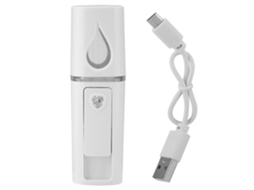 Humidificador Facial Laxiscreed De Névoa Fria Por Spray Nano, Carregamento Usb E Design Compacto