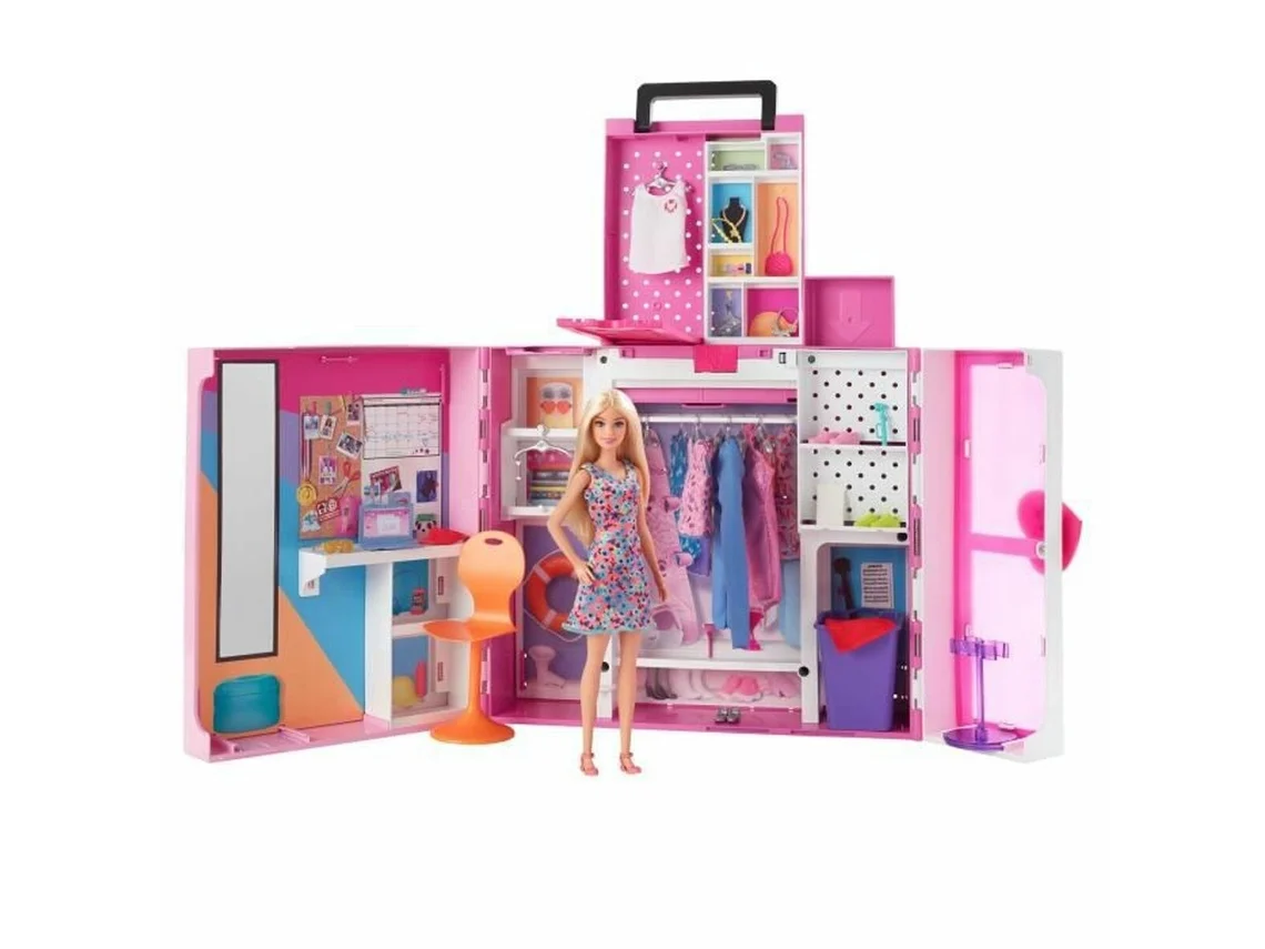 Playset Barbie Barbie And Her Mega Dressing (Idade Mínima Recomendada:  3 anos)