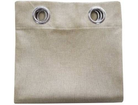 Cortina EL MUNDO Linen-47230 (Bege - Poliéster - 140x260 cm)