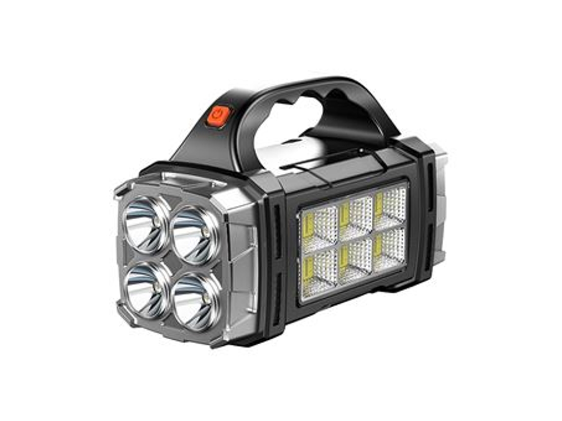 Lanterna Porttil Recarregvel 4 Led ? Tocha Solar Usb Para Acampamento E Trabalho | Orysin