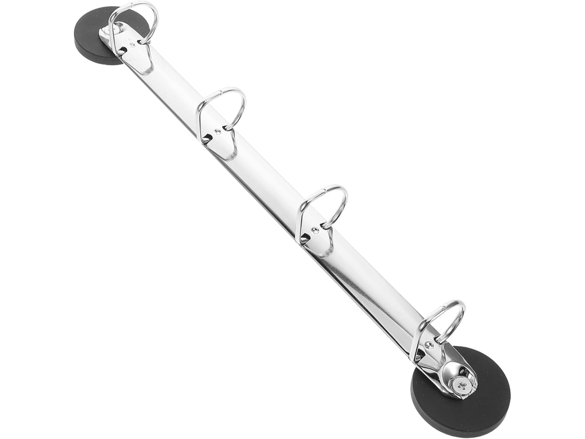 Suporte Magnético de Parede com 4 Furos para Papéis em Superfícies Metálicas, Organizador Arquivos Versátil, P