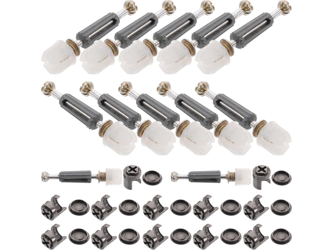 Conjunto Com 100 Conectores Para Móveis, Acessórios Práticos De Fixação Armários,...