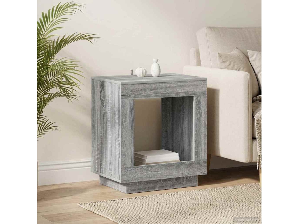 Vidaxl Mesa Lateral Sonoma Cinzento 60 X 40 X 65 Cm