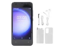 Aetheria smartphone com Caneta Tela Hd 5.0 Polegadas 4gb Ram 32gb Rom Câmeras 8mp Face Recognition Android 12 Preto