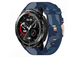 Pulseira De Nylon Trançado De 22 Mm Para Modelos De Smartwatch.