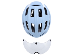 2026altiro-casco De Bicicleta Com Óculos Fotoquímicos Magnéticos Pc Eps Leve E Respirável Para Homem E Mulher Azul Névoa